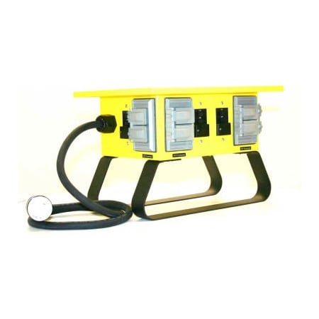 Construction Electrical Products Outlet Strip, 5-20R, L14-30, 6 ft. 6534UGSX